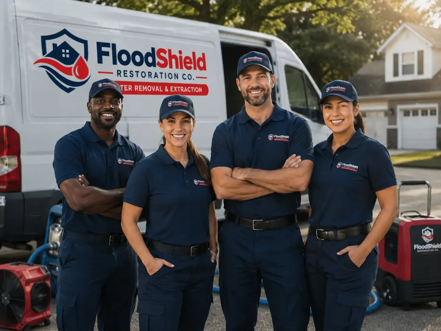 Flood Damage Restoration company in Red House, WV
